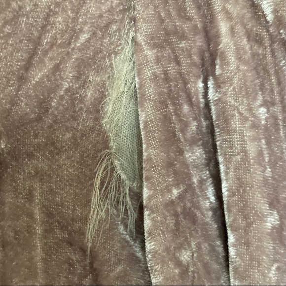 *Damaged* Anthropologie Tina Jo Josephine Mauve Velvet Tapered Trousers - Picture 10 of 10